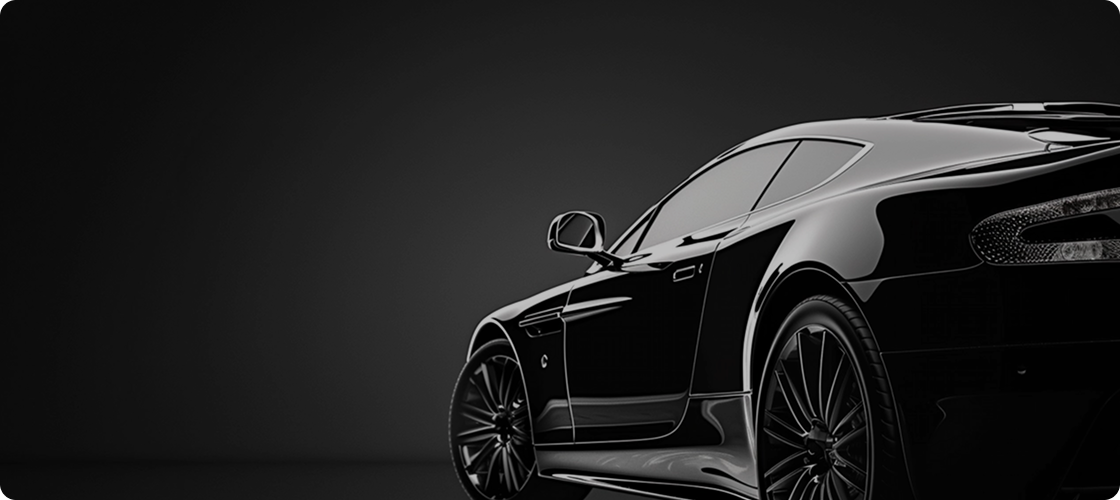 Reserva detallado de auto de lujo